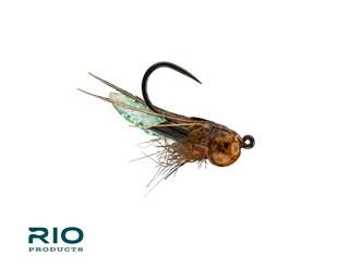 RIO Puparazzi Caddis Green / 16 Flies