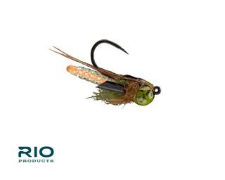 RIO Puparazzi Tan/Olive / 16 Flies