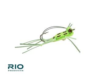 RIO's Foam Slice Frog Chartreuse / 2/0 Flies