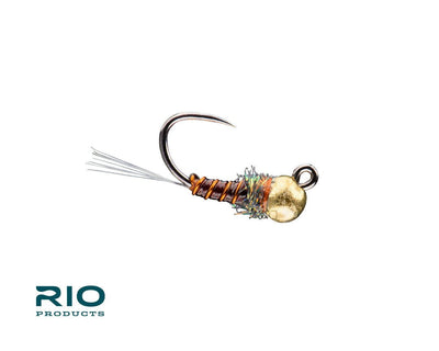 RIO's May It Be Gold Bead Baetis / size 20 2mm Flies