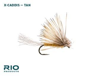 RIO Tan Caddis Dry Assortment Flies