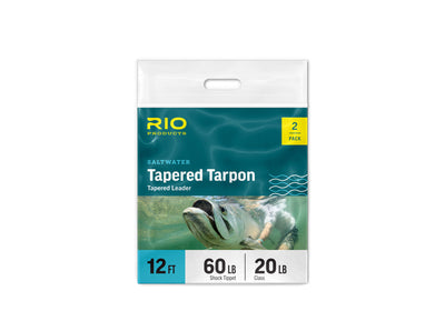 Rio Tapered Tarpon Leader 2 pack 20/40 lb Leaders & Tippet