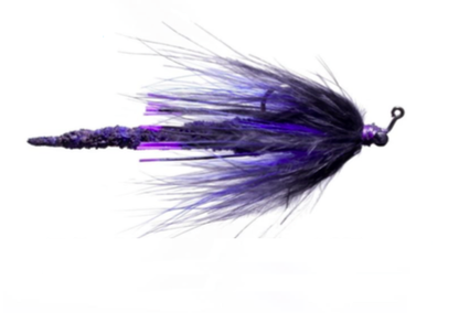 RJ's Jiggy Worm Black / 1 Flies