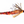 RJ's Mini Jiggy Worm burnt orange fly fishing rainy's