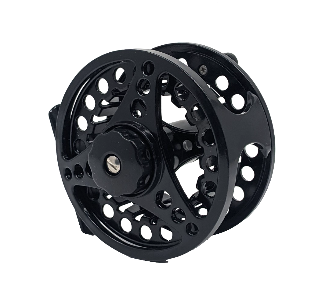 Rudder Sports Fly Reel Black 5/6 Fly Reel