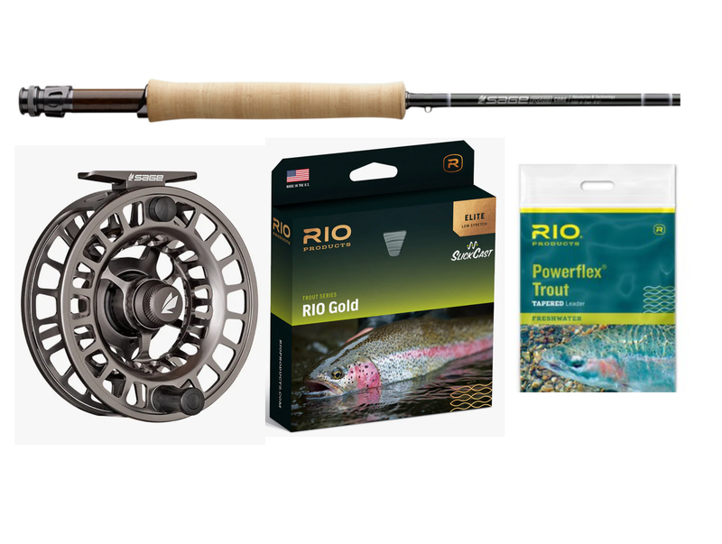 Sage R8 Core Fly Rod Outfit 490-4 (9&
