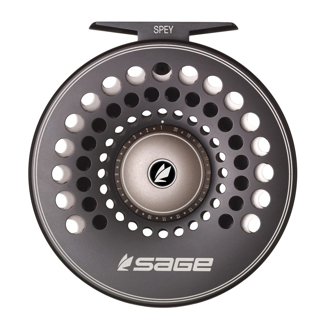 sage spey reel gunmetal spey fishing steelhead