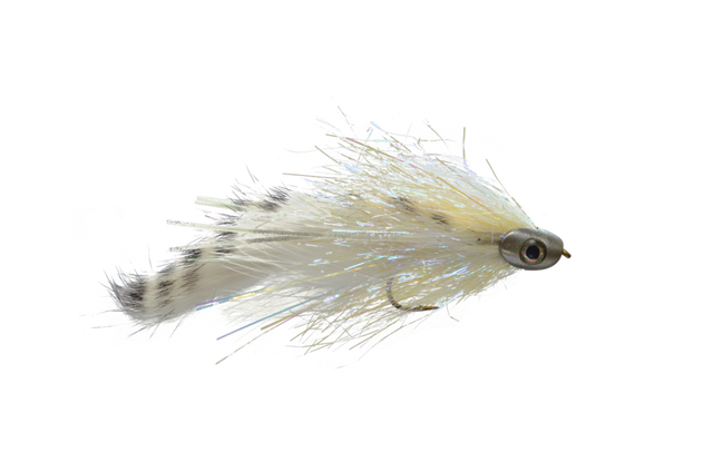 Satkowski's 1.21 Gigawatt Streamer Size 2 White/Pearl Flies