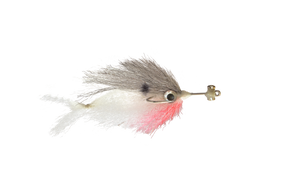 Satkowski's Drop Dead Fred 2/0 Gray/White Flies