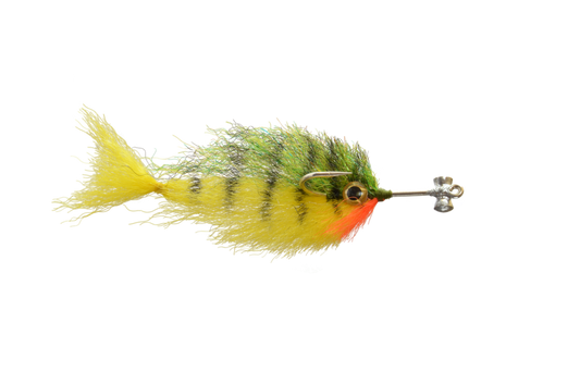 Satkowski's Drop Dead Fred 2/0 Tiger Perch Flies