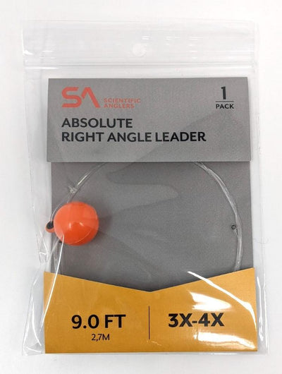 Scientific Anglers Absolute Right Angle Nymph Leader 9' 3x-4x Leaders & Tippet