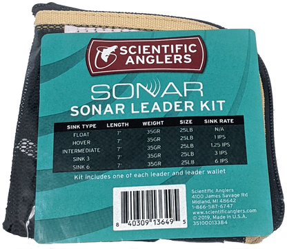 Scientific Anglers Sonar Leader Kit 7' 35gr Leaders & Tippet