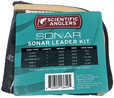 Scientific Anglers Sonar Leader Kit 7' 35gr Leaders & Tippet