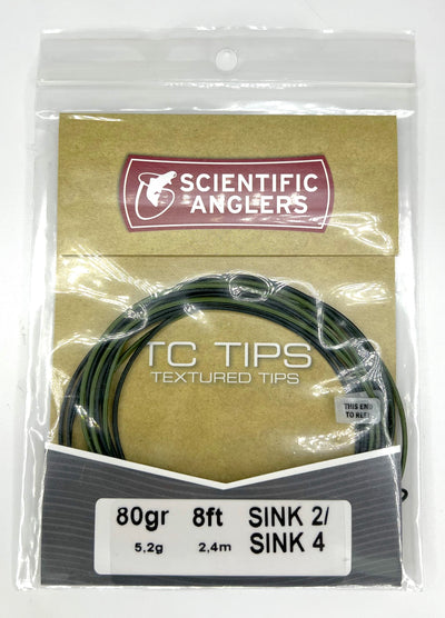 Scientific Anglers TC Textured Spey Tip 8' 80 Grain Sink 2/Sink 4 Leaders & Tippet