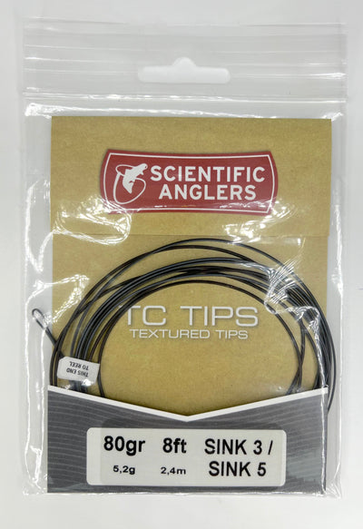 Scientific Anglers TC Textured Spey Tip 8' 80 Grain Sink 3/Sink 5 Leaders & Tippet