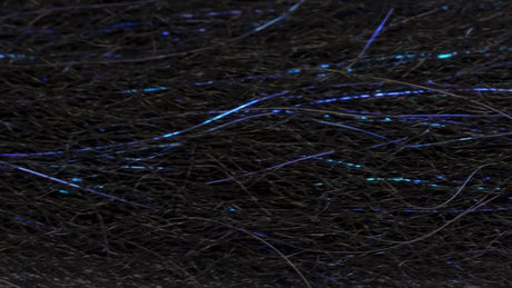 Sculpting Flash Fiber Brush Midnight Blitz / 1 Inch Chenilles, Body Materials