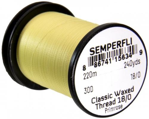 Semperfli Classic Waxed Spyder Thread 18/0 Primrose Threads