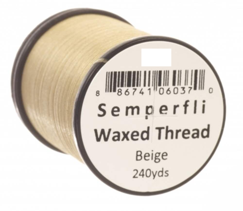 Semperfli Classic Waxed Thread 12/0 Beige Threads