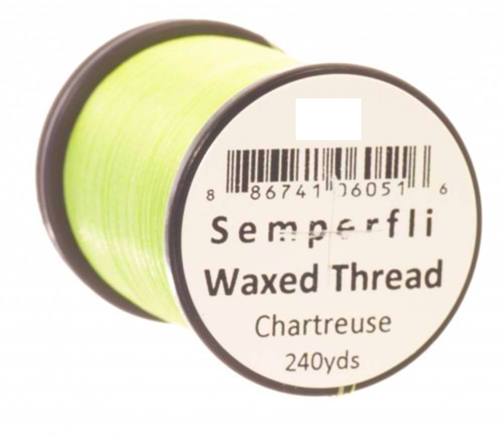 Semperfli Classic Waxed Thread 12/0 Chartreuse Threads