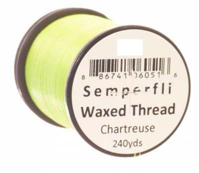 Semperfli Classic Waxed Thread 12/0 Chartreuse Threads