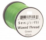 Semperfli Classic Waxed Thread 12/0 Green Threads