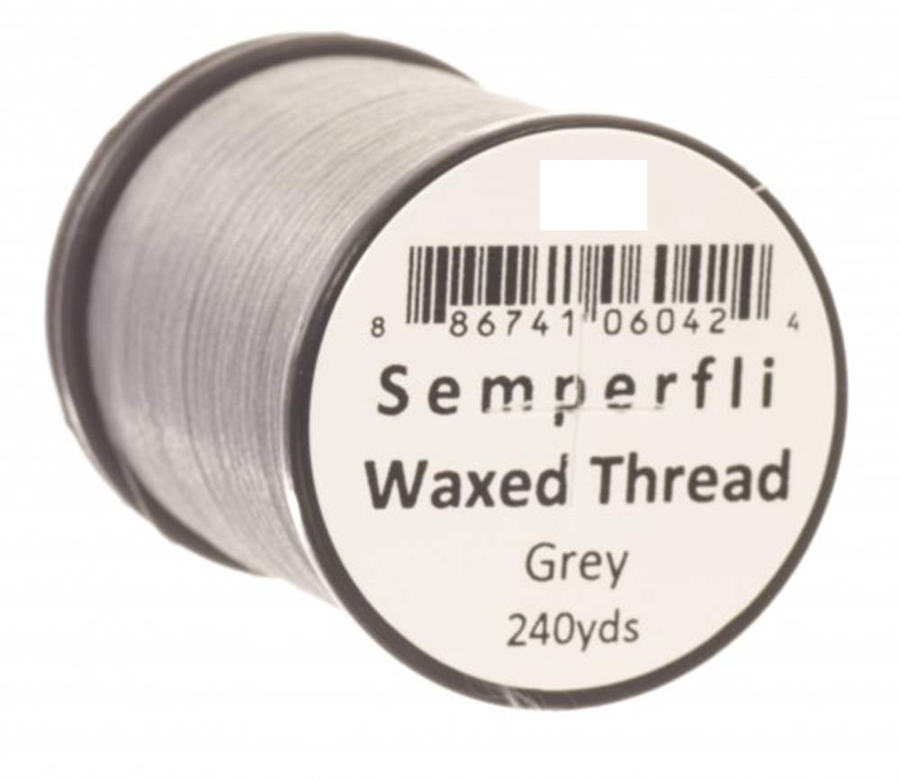 Semperfli Classic Waxed Thread 12/0 Grey Threads