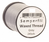 Semperfli Classic Waxed Thread 12/0 Grey Threads