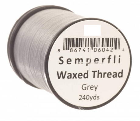 Semperfli Classic Waxed Thread 12/0 Grey Threads