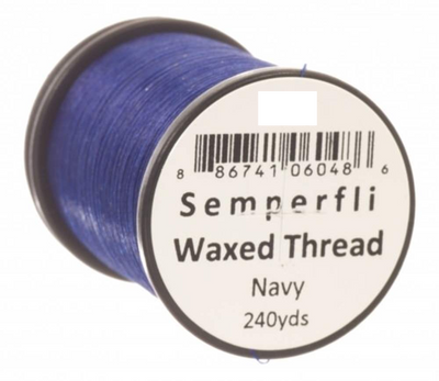 Semperfli Classic Waxed Thread 12/0 Navy Threads