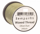 Semperfli Classic Waxed Thread 12/0 Olive Dun Threads