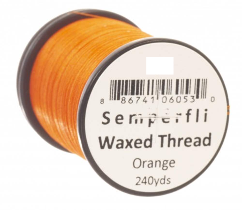 Semperfli Classic Waxed Thread 12/0 Orange Threads