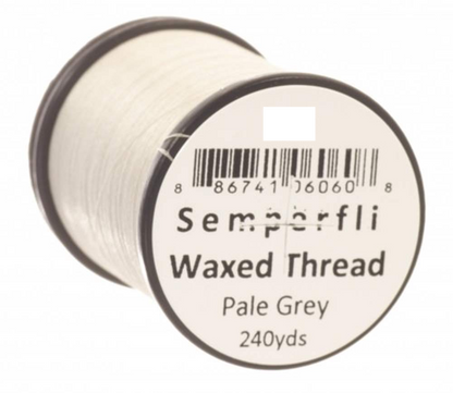 Semperfli Classic Waxed Thread 12/0 Pale Grey Threads