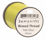 Semperfli Classic Waxed Thread 12/0 Pale Olive Threads