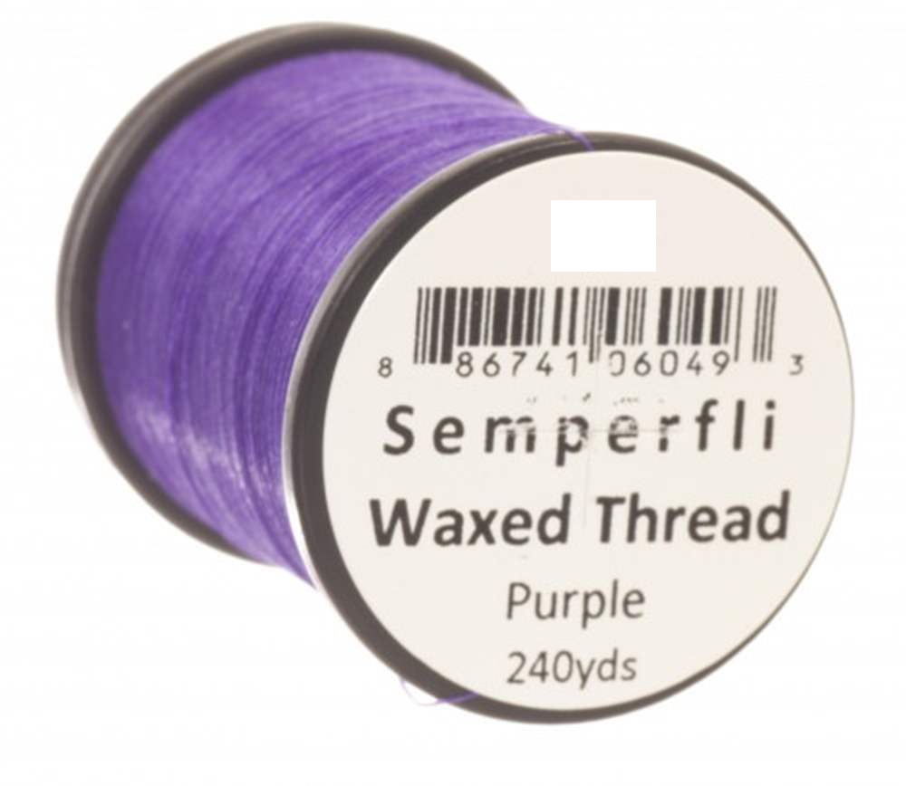 Semperfli Classic Waxed Thread 12/0 Purple Threads