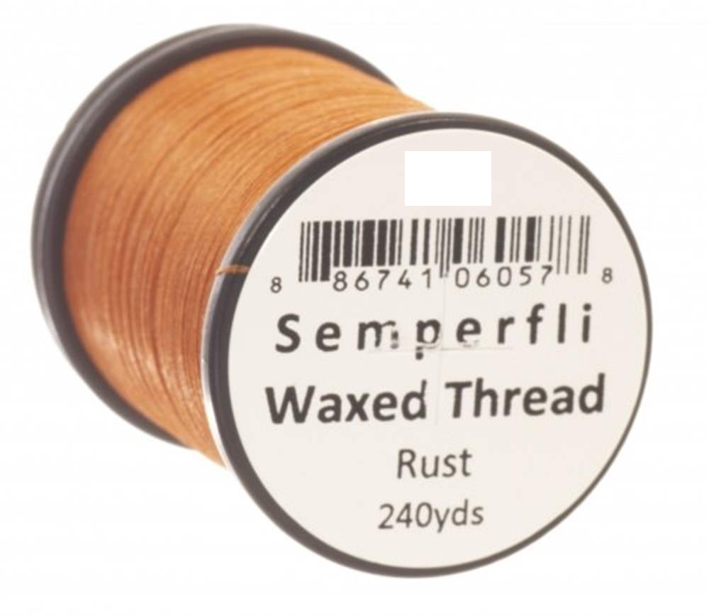 Semperfli Classic Waxed Thread 12/0 Rust Threads