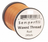 Semperfli Classic Waxed Thread 12/0 Rust Threads