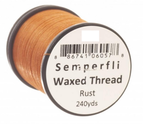 Semperfli Classic Waxed Thread 12/0 Rust Threads