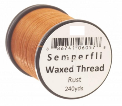 Semperfli Classic Waxed Thread 12/0 Rust Threads