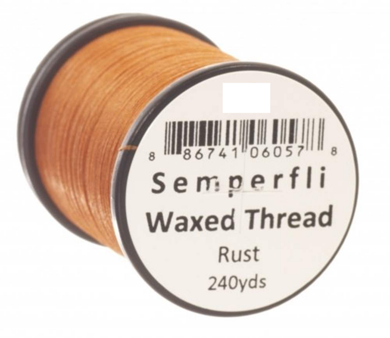 Semperfli Classic Waxed Thread 12/0 Rust Threads