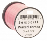 Semperfli Classic Waxed Thread 12/0 Shell Pink Threads