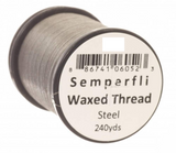 Semperfli Classic Waxed Thread 12/0 Steel Threads