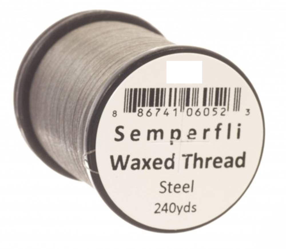 Semperfli Classic Waxed Thread 12/0 Steel Threads