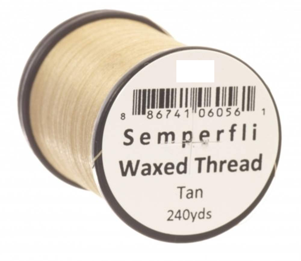 Semperfli Classic Waxed Thread 12/0 Tan Threads