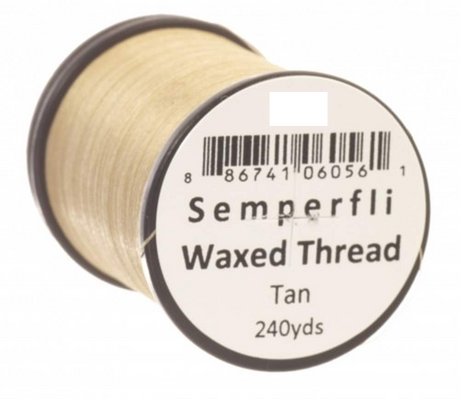 Semperfli Classic Waxed Thread 12/0 Tan Threads