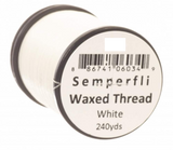 Semperfli Classic Waxed Thread 12/0 White Threads