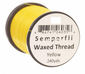 Semperfli Classic Waxed Thread 12/0 Yellow Threads