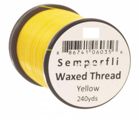 Semperfli Classic Waxed Thread 12/0 Yellow Threads