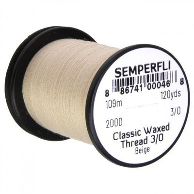Semperfli Classic Waxed Thread 3/0 Beige Threads