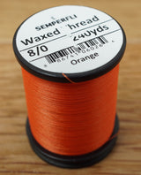 Semperfli Classic Waxed Thread 8/0 Orange Threads