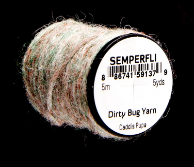 Semperfli Dirty Bug Yarn Caddis Pupa Chenilles, Body Materials